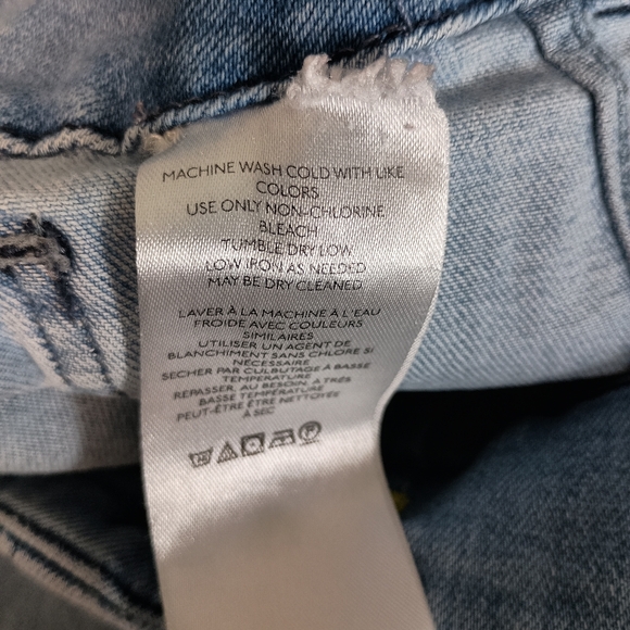 Anthropologie Maeve The Colette Crop Wide Leg Boho Denim High Rise 35x24.5 Jeans - Picture 10 of 11